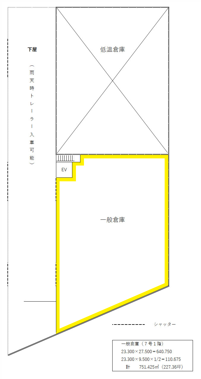 一般貨物倉庫(常温)~7号倉庫1階